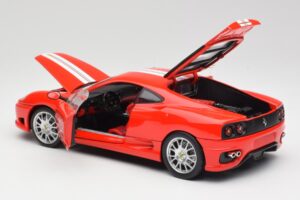 Ferrari 360 Challenge Stradale Червен Hot Wheels 1:18 C0407 Метал — снимка 5 от 8