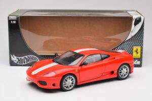 Ferrari 360 Challenge Stradale Червен Hot Wheels 1:18 C0407 Метал — снимка 8 от 8