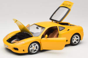 Ferrari 360 Modena 25 Jahre FMC Жълт Bburago 1:18 3358-Y1 Метал — снимка 2 от 8