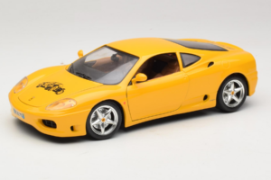 Ferrari 360 Modena 25 Jahre FMC Жълт Bburago 1:18 3358-Y1 Метал