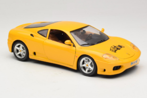 Ferrari 360 Modena 25 Jahre FMC Жълт Bburago 1:18 3358-Y1 Метал — снимка 6 от 8