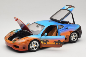 Ferrari 360 Modena Bracio Gotz Running Horses Livery Bburago 1:18 3358-B1 Метал — снимка 2 от 8
