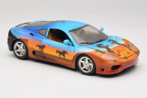 Ferrari 360 Modena Bracio Gotz Running Horses Livery Bburago 1:18 3358-B1 Метал — снимка 6 от 8