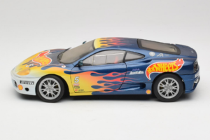 Ferrari 360 Modena Challenge #5 Hot Wheels Purple Fire Livery 1999 Bburago 1:18 29619 Метал — снимка 4 от 8
