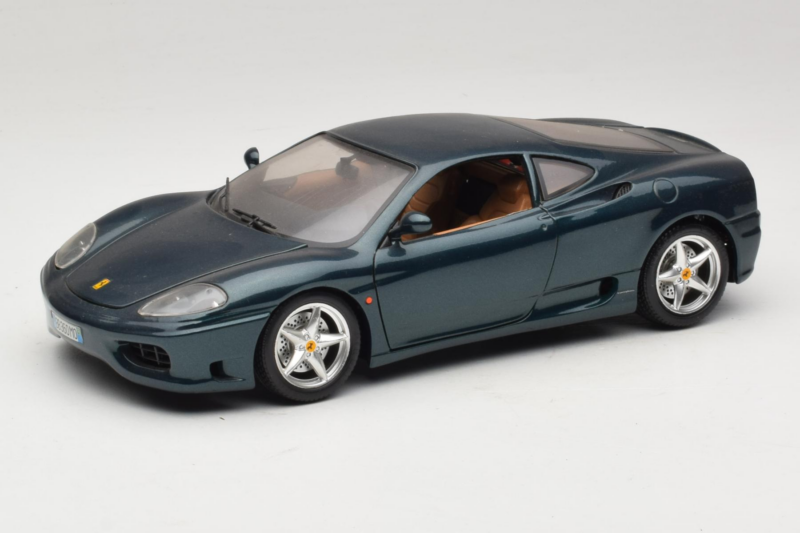 Ferrari 360 Modena Тъмнозелен Металик Bburago 1:18 3358-G2 Метал
