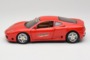 Ferrari 360 Modena Energizer Червен Bburago 1:18 3358-P3 Метал — снимка 4 от 8