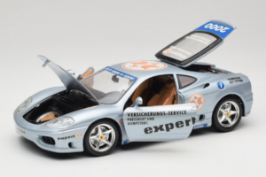 Ferrari 360 Modena Expert #1 Сребрист Bburago 1:18 3348-S1 Метал — снимка 2 от 8