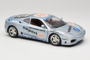 Ferrari 360 Modena Expert #1 Сребрист Bburago 1:18 3348-S1 Метал — снимка 6 от 8