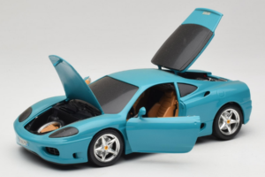 Ferrari 360 Modena Migros Лимитирано Издание 333 бр Син Bburago 1:18 3358-G1 Метал — снимка 2 от 8