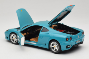 Ferrari 360 Modena Migros Лимитирано Издание 333 бр Син Bburago 1:18 3358-G1 Метал — снимка 5 от 8
