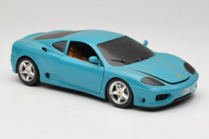 Ferrari 360 Modena Migros Лимитирано Издание 333 бр Син Bburago 1:18 3358-G1 Метал — снимка 6 от 8
