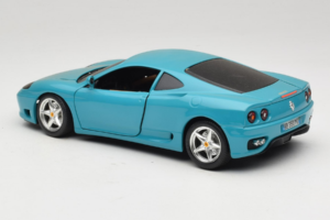 Ferrari 360 Modena Migros Лимитирано Издание 333 бр Син Bburago 1:18 3358-G1 Метал — снимка 7 от 8