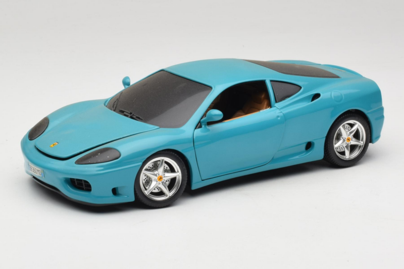 Ferrari 360 Modena Migros Лимитирано Издание 333 бр Син Bburago 1:18 3358-G1 Метал