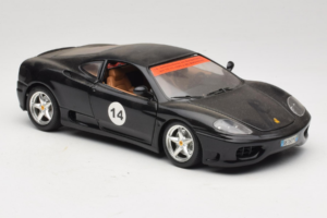 Ferrari 360 Modena #14 Черен Лимитирано Издание Bburago 1:18 3368-B1 Метал — снимка 6 от 8