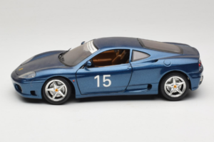 Ferrari 360 Modena #15 Лимитирано Издание Син Металик Bburago 1:18 3358-F1 Метал — снимка 4 от 8