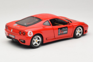 Ferrari 360 Modena Bevro International #4 Лимитирано Издание 111 бр Червен Bburago 1:18 3358-P1 Метал — снимка 3 от 8