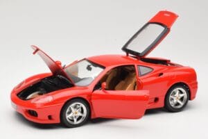 Ferrari 360 Modena Червен Bburago 1:18 3358 Метал — снимка 2 от 8