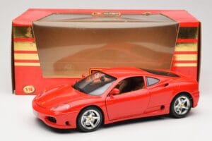 Ferrari 360 Modena Червен Bburago 1:18 3358 Метал — снимка 8 от 8