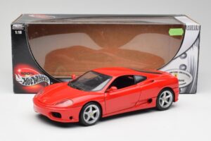 Ferrari 360 Modena Червен Hot Wheels 1:18 25736 Метал — снимка 8 от 8