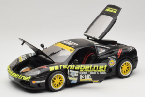 Ferrari 360 Modena Rentabel #314 Gagliardi Черен Bburago 1:18 3378-B1 Метал — снимка 2 от 8