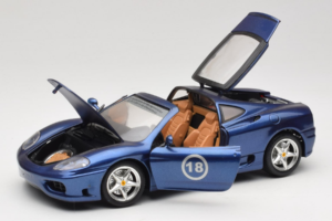 Ferrari 360 Modena Targa Лимитирано Издание 333 бр Лилав Металик Bburago 1:18 3348-F1 Метал — снимка 2 от 8