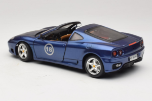 Ferrari 360 Modena Targa Лимитирано Издание 333 бр Лилав Металик Bburago 1:18 3348-F1 Метал — снимка 7 от 8