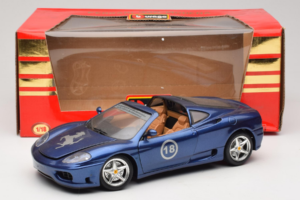 Ferrari 360 Modena Targa Лимитирано Издание 333 бр Лилав Металик Bburago 1:18 3348-F1 Метал — снимка 8 от 8