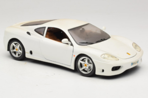Ferrari 360 Modena Бял Bburago 1:18 3368-W1 Метал — снимка 6 от 8
