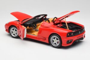Ferrari 360 Spider Червен Hot Wheels 1:18 57310 Метал — снимка 5 от 8
