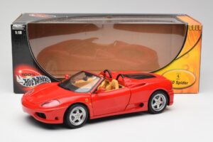 Ferrari 360 Spider Червен Hot Wheels 1:18 57310 Метал — снимка 8 от 8