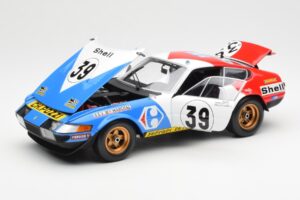 Ferrari 365 GTB/4 #39 J-C. Andruet / Lena 24 Hours of Le Mans 1972 Kyosho 1:18 08164E Метал — снимка 2 от 8
