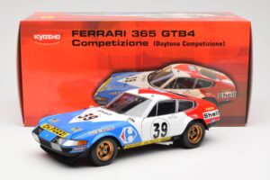 Ferrari 365 GTB/4 #39 J-C. Andruet / Lena 24 Hours of Le Mans 1972 Kyosho 1:18 08164E Метал — снимка 8 от 8