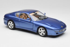 Ferrari 456 GT Blu Pozzi Bburago 1:18 3036-M3 Метал — снимка 6 от 8