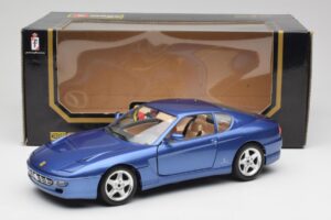Ferrari 456 GT Blu Pozzi Bburago 1:18 3036-M3 Метал — снимка 8 от 8