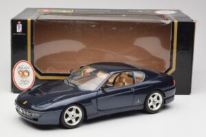 Ferrari 456 GT Син Bburago 1:18 3036 Метал — снимка 2 от 8