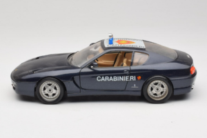 Ferrari 456 GT Carabinieri Черен Bburago 1:18 3036-B3 Метал — снимка 4 от 8