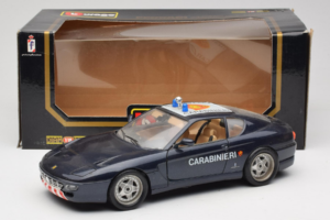Ferrari 456 GT Carabinieri Черен Bburago 1:18 3036-B3 Метал — снимка 8 от 8