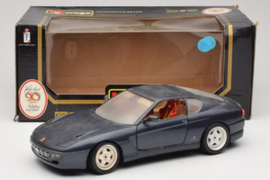 Ferrari 456 GT Dark Blue Metallic Bburago 1:18 3036-B2 Метал — снимка 8 от 8