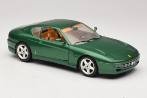 Ferrari 456 GT Зелен Металик Bburago 1:18 3036-GR1 Метал — снимка 6 от 8