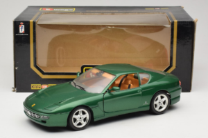 Ferrari 456 GT Зелен Металик Bburago 1:18 3036-GR1 Метал — снимка 8 от 8