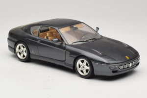 Ferrari 456 GT Сив Металик Bburago 1:18 3036-G1 Метал — снимка 6 от 8