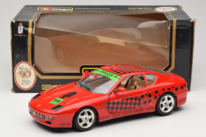 Ferrari 456 GT Interconti Car HiFi Червен Bburago 1:18 3036-D Метал — снимка 8 от 8