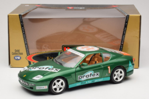 Ferrari 456 GT Profex #1 Зелен 1992 Bburago 1:18 3336-GR1 Метал — снимка 8 от 8