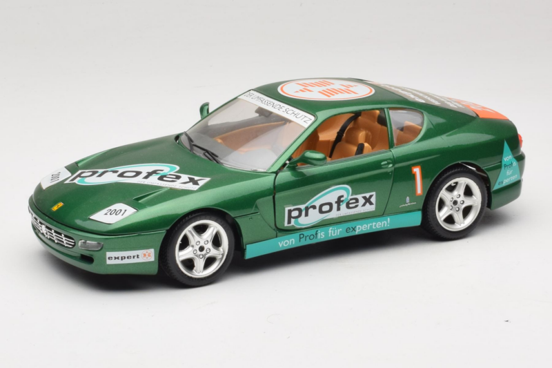 Ferrari 456 GT Profex #1 Зелен 1992 Bburago 1:18 3336-GR1 Метал