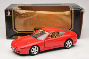 Ferrari 456 GT Червен Bburago 1:18 3046-R1 Метал — снимка 8 от 8