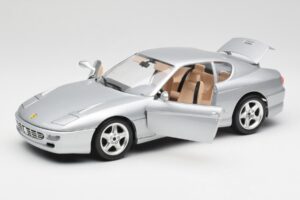 Ferrari 456 GT Сребрист Bburago 1:18 3036-M2 Метал — снимка 2 от 8