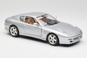 Ferrari 456 GT Сребрист Bburago 1:18 3036-M2 Метал — снимка 6 от 8