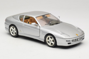 Ferrari 456 GT Сребрист Bburago 1:18 3336-S1 Метал — снимка 6 от 8