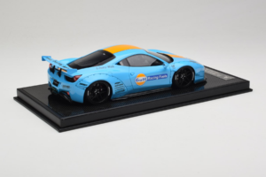 Ferrari 458 LB Works Gulf Blue Orange BBA 1:18 REMC033 Смола — снимка 3 от 7