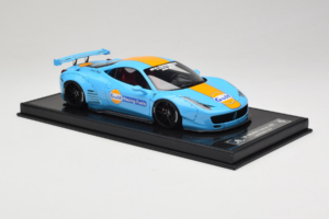 Ferrari 458 LB Works Gulf Blue Orange BBA 1:18 REMC033 Смола — снимка 4 от 7